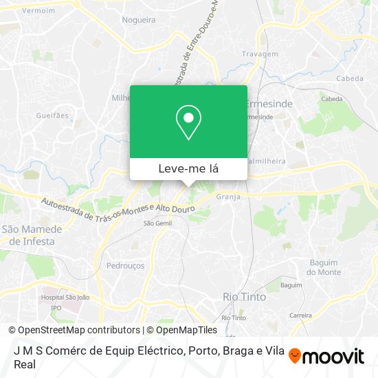 J M S Comérc de Equip Eléctrico mapa