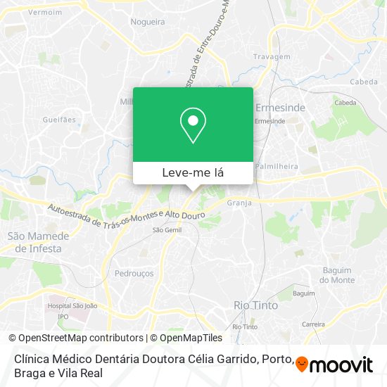 Clínica Médico Dentária Doutora Célia Garrido mapa