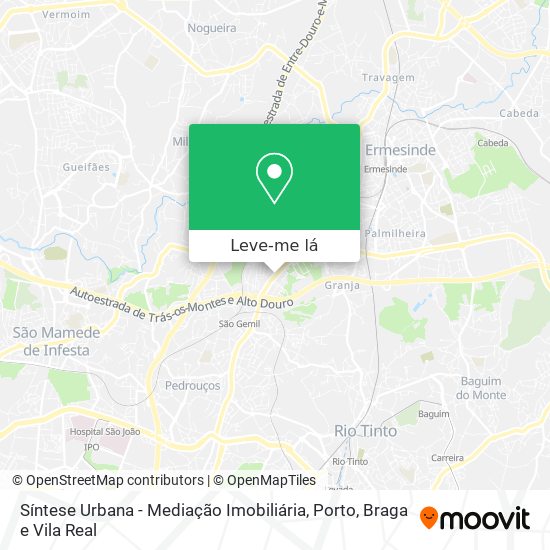 Síntese Urbana - Mediação Imobiliária mapa