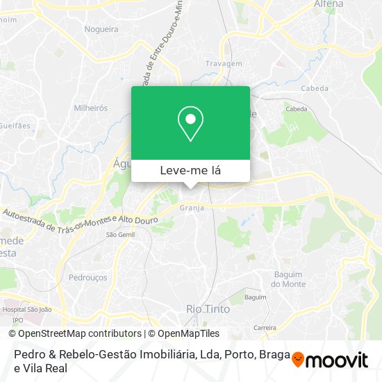 Pedro & Rebelo-Gestão Imobiliária, Lda mapa