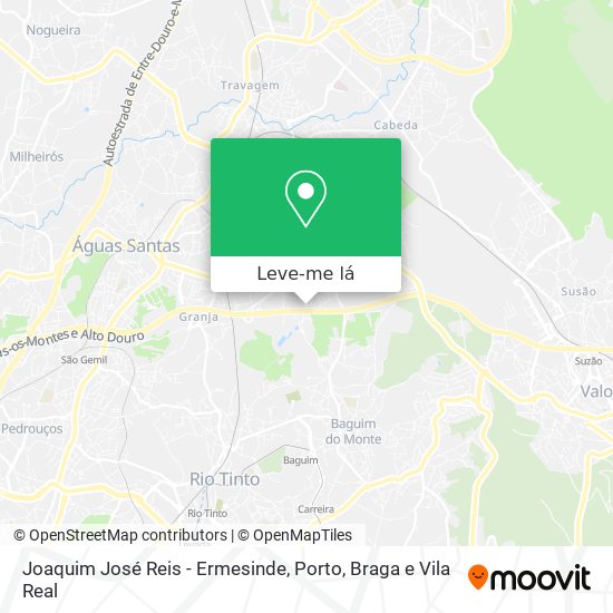 Joaquim José Reis - Ermesinde mapa