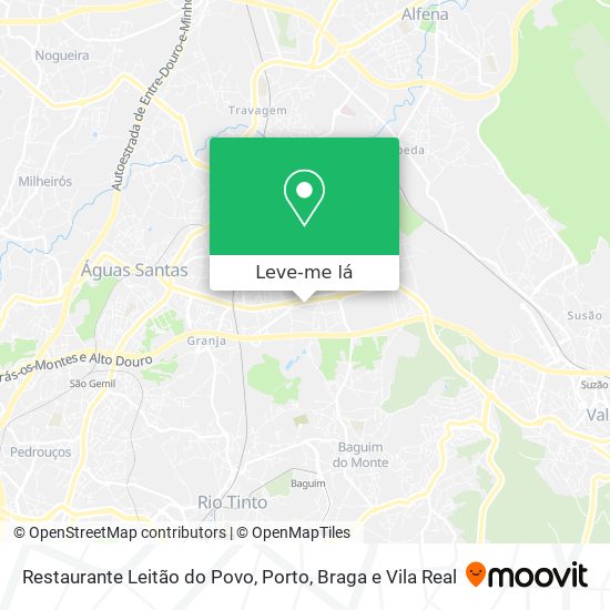 Restaurante Leitão do Povo mapa