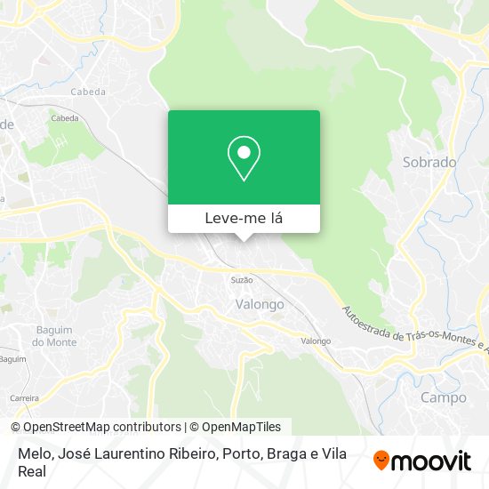 Melo, José Laurentino Ribeiro mapa