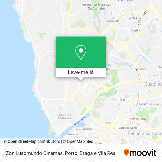 Zon Lusomundo Cinemas mapa