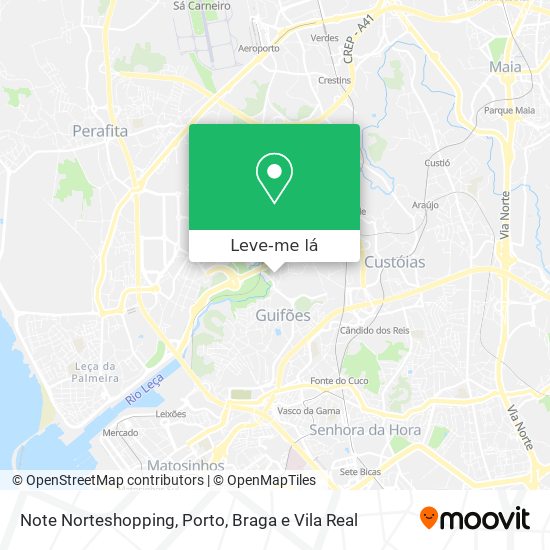 Note Norteshopping mapa