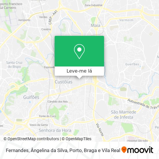 Fernandes, Ângelina da Silva mapa
