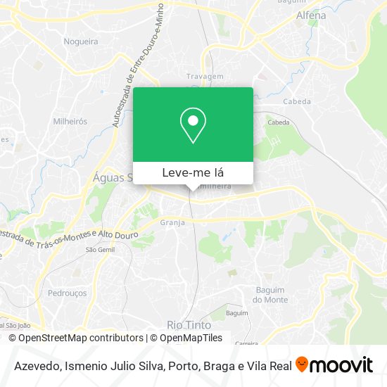 Azevedo, Ismenio Julio Silva mapa