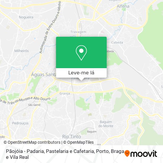 Pãojóia - Padaria, Pastelaria e Cafetaria mapa