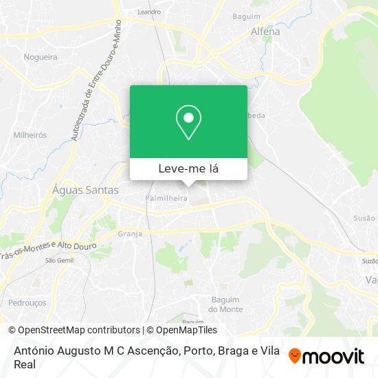 António Augusto M C Ascenção mapa