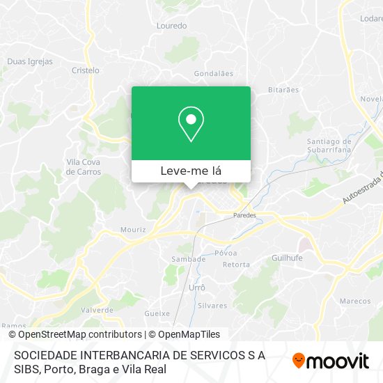 SOCIEDADE INTERBANCARIA DE SERVICOS S A SIBS mapa