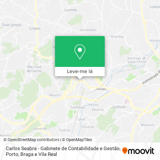 Carlos Seabra - Gabinete de Contabilidade e Gestão mapa