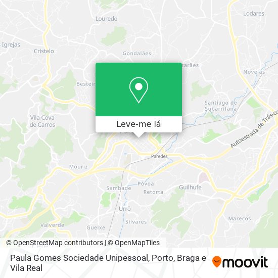 Paula Gomes Sociedade Unipessoal mapa