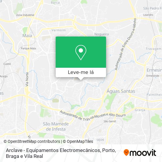 Arclave - Equipamentos Electromecânicos mapa