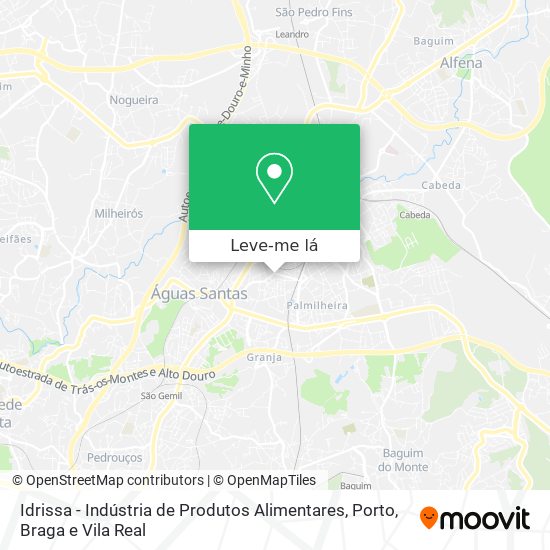 Idrissa - Indústria de Produtos Alimentares mapa