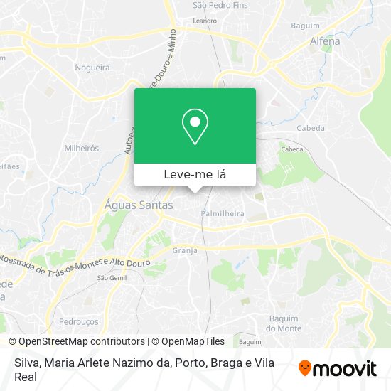 Silva, Maria Arlete Nazimo da mapa