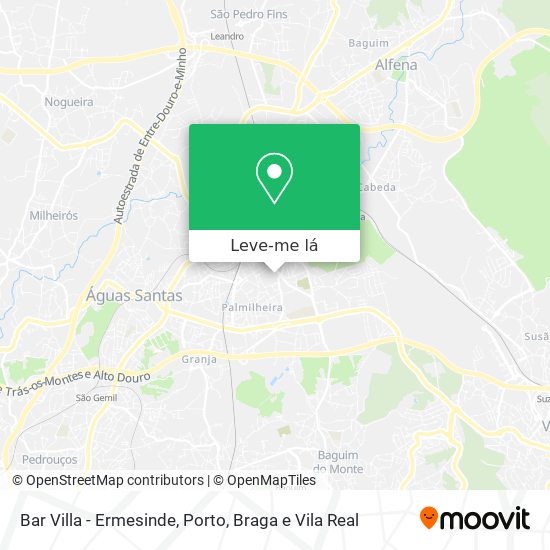 Bar Villa - Ermesinde mapa