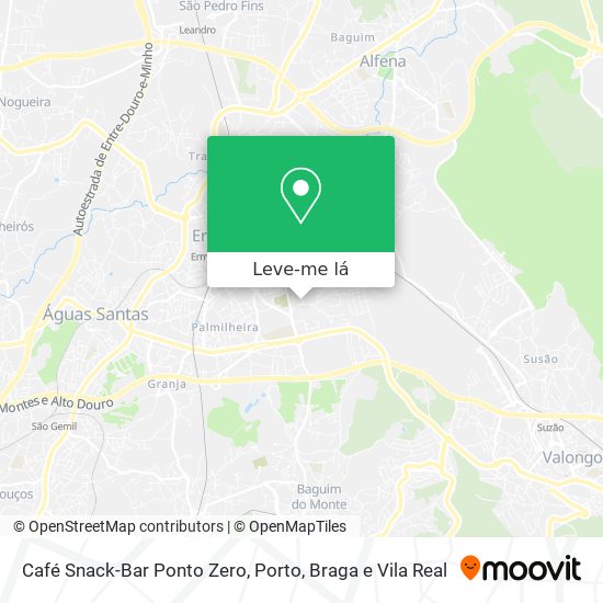 Café Snack-Bar Ponto Zero mapa