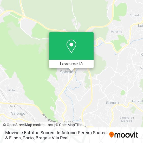 Moveis e Estofos Soares de Antonio Pereira Soares & Filhos mapa