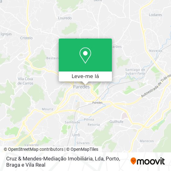 Cruz & Mendes-Mediação Imobiliária, Lda mapa