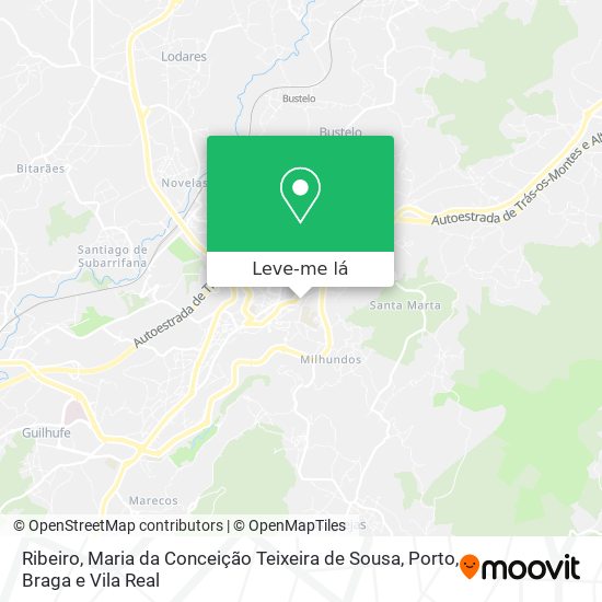 Ribeiro, Maria da Conceição Teixeira de Sousa mapa