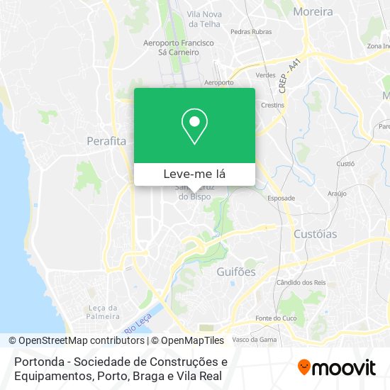 Portonda - Sociedade de Construções e Equipamentos mapa