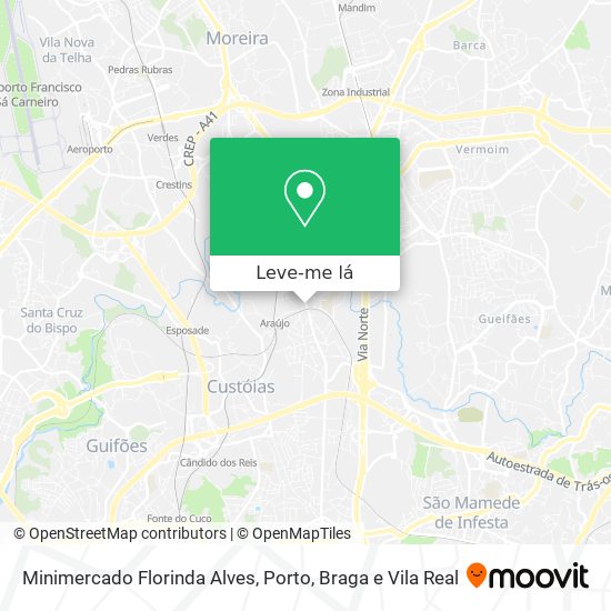 Minimercado Florinda Alves mapa