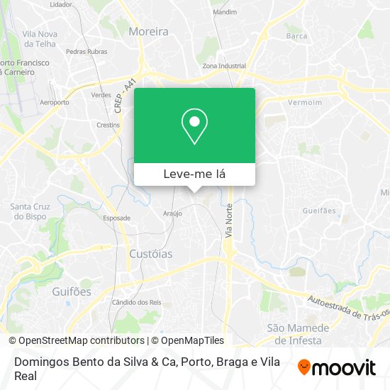 Domingos Bento da Silva & Ca mapa