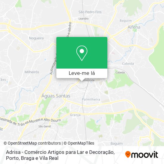 Adrisa - Comércio Artigos para Lar e Decoração mapa