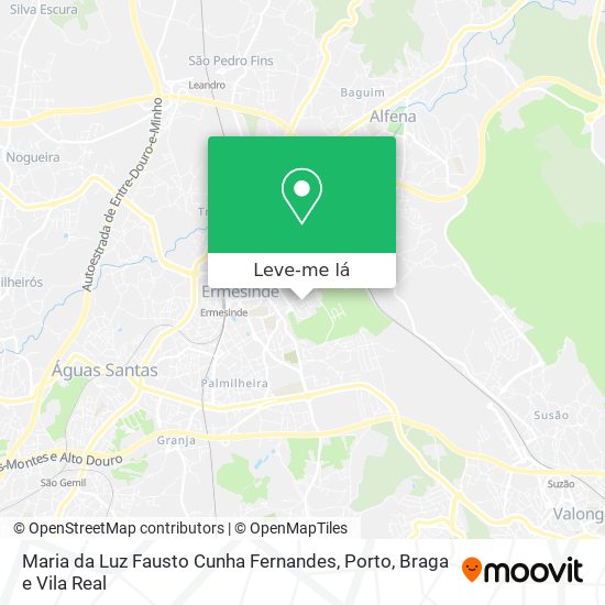 Maria da Luz Fausto Cunha Fernandes mapa