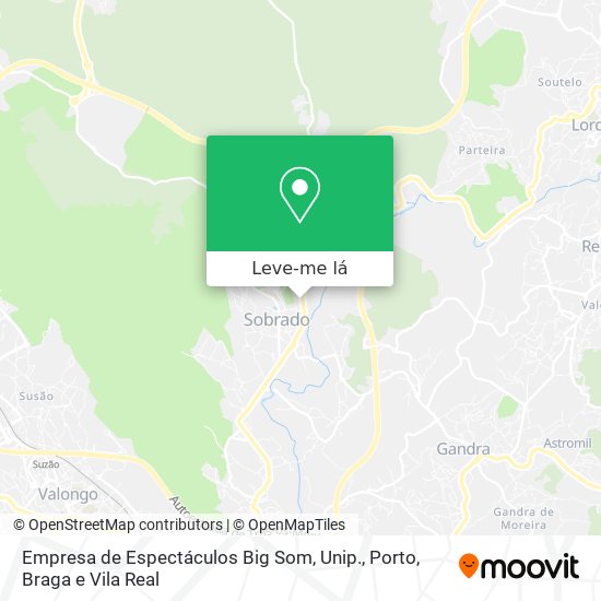 Empresa de Espectáculos Big Som, Unip. mapa