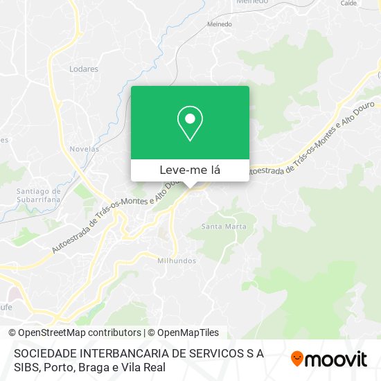 SOCIEDADE INTERBANCARIA DE SERVICOS S A SIBS mapa