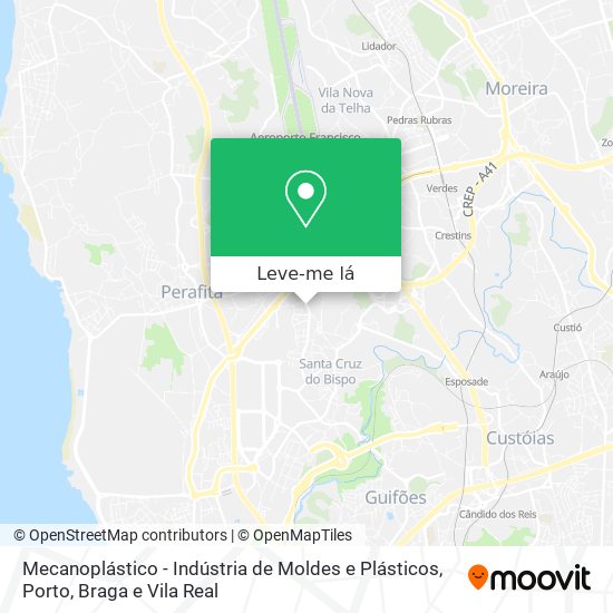 Mecanoplástico - Indústria de Moldes e Plásticos mapa