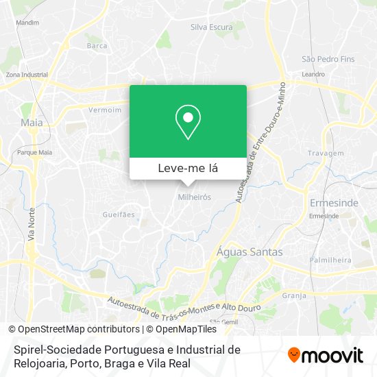Spirel-Sociedade Portuguesa e Industrial de Relojoaria mapa