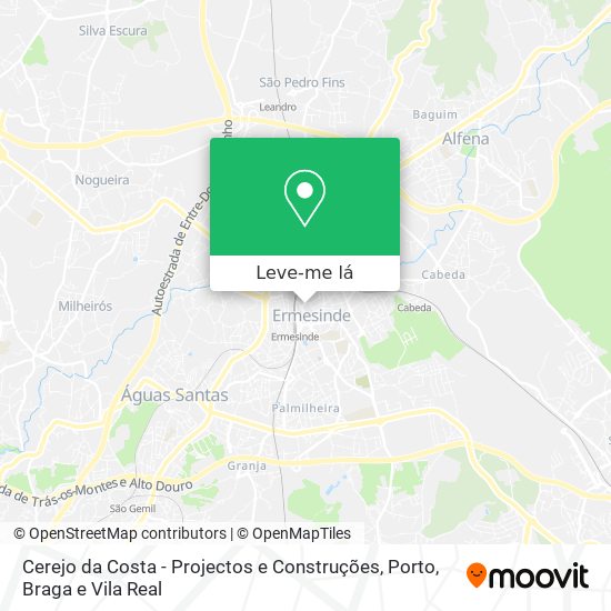 Cerejo da Costa - Projectos e Construções mapa