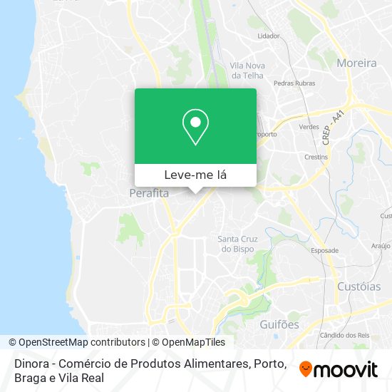 Dinora - Comércio de Produtos Alimentares mapa