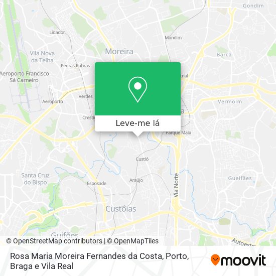 Rosa Maria Moreira Fernandes da Costa mapa