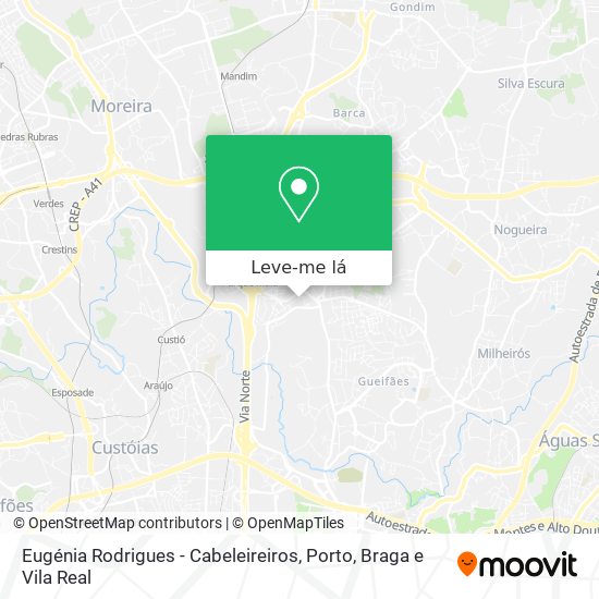 Eugénia Rodrigues - Cabeleireiros mapa