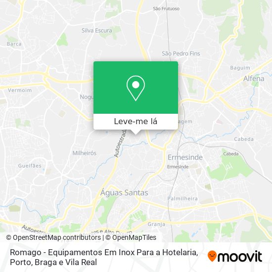 Romago - Equipamentos Em Inox Para a Hotelaria mapa