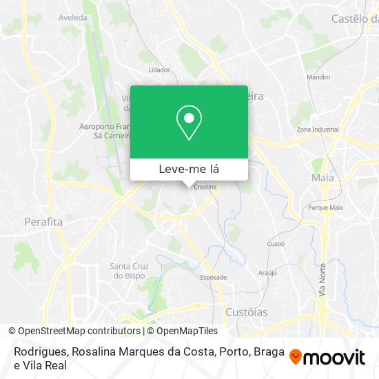 Rodrigues, Rosalina Marques da Costa mapa