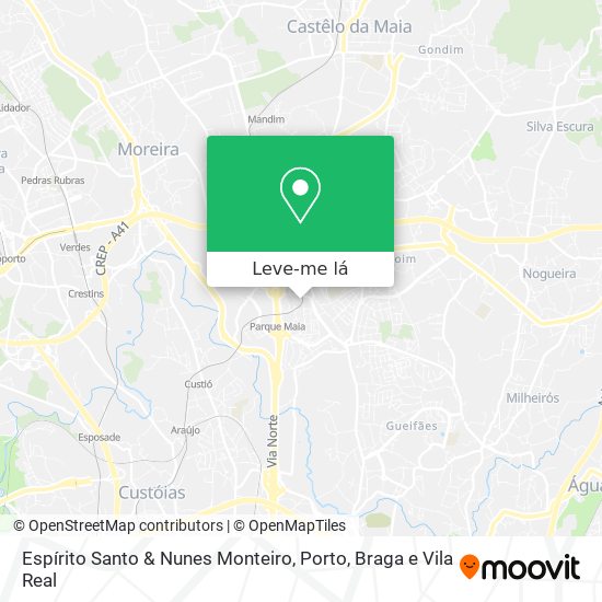 Espírito Santo & Nunes Monteiro mapa