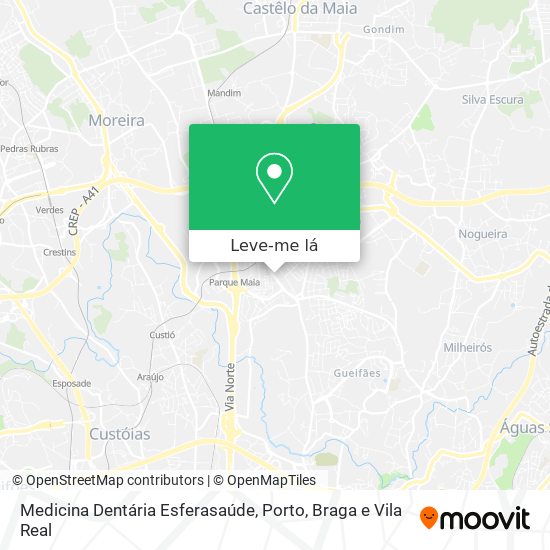 Medicina Dentária Esferasaúde mapa