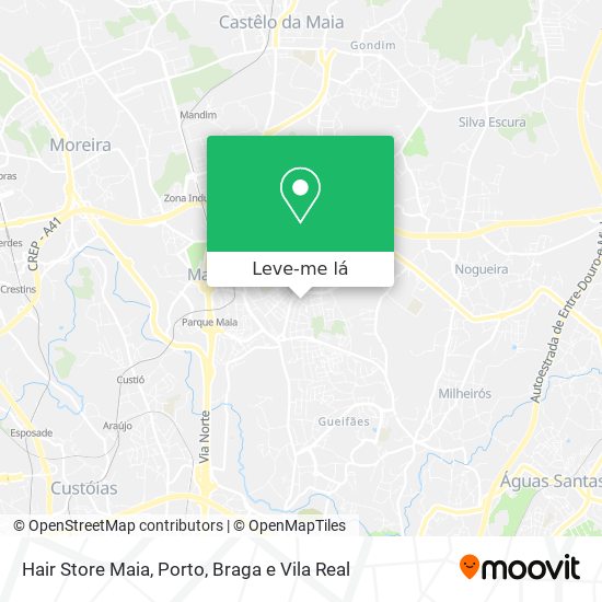 Hair Store Maia mapa