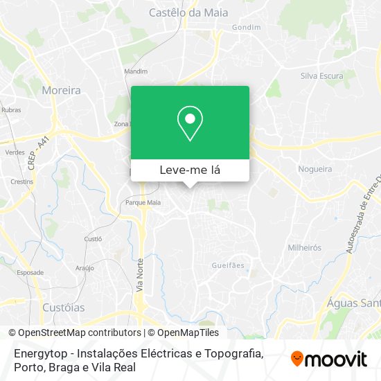 Energytop - Instalações Eléctricas e Topografia mapa