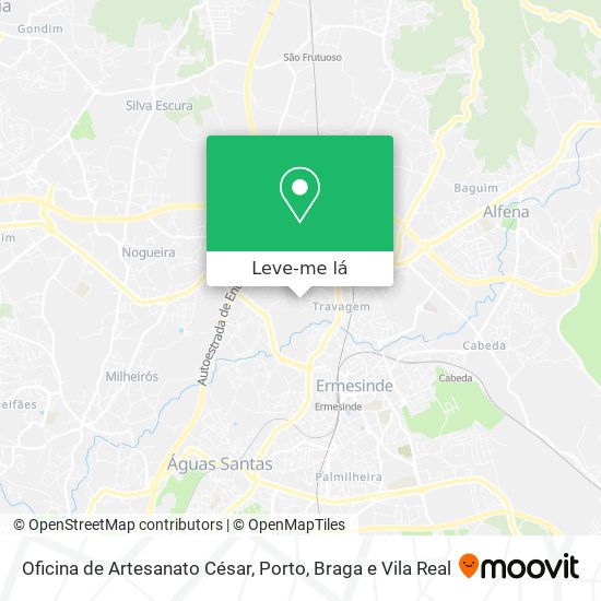 Oficina de Artesanato César mapa