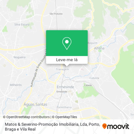 Matos & Severino-Promoção Imobiliária, Lda mapa