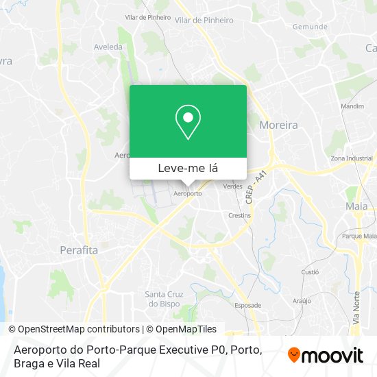 Aeroporto do Porto-Parque Executive P0 mapa
