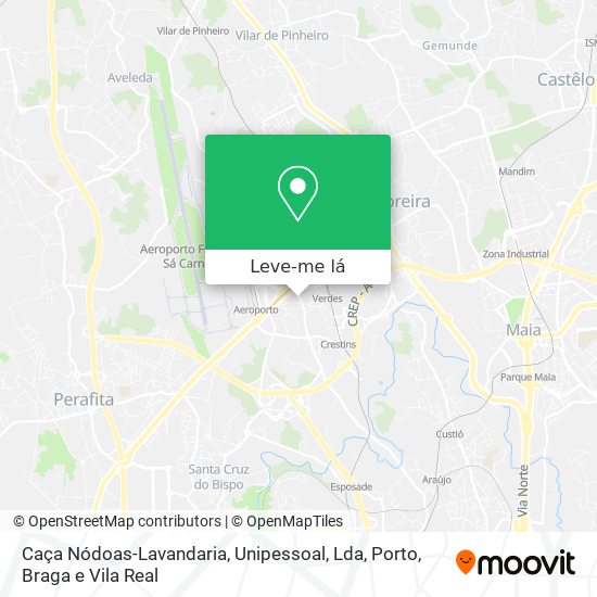 Caça Nódoas-Lavandaria, Unipessoal, Lda mapa