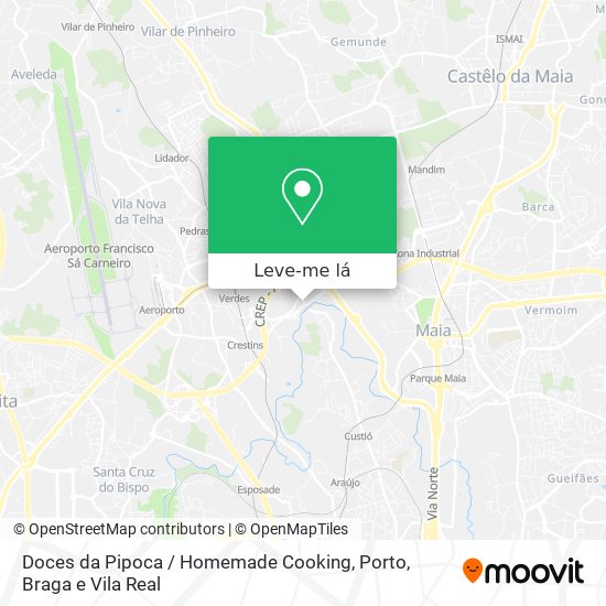 Doces da Pipoca / Homemade Cooking mapa