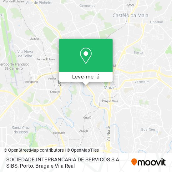 SOCIEDADE INTERBANCARIA DE SERVICOS S A SIBS mapa