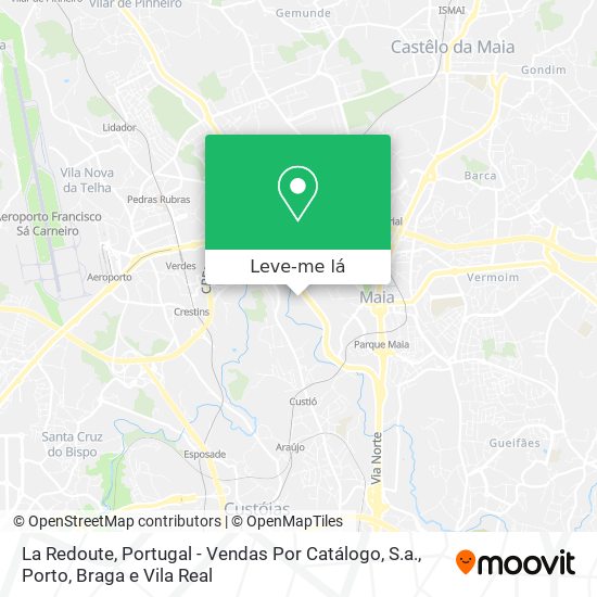 La Redoute, Portugal - Vendas Por Catálogo, S.a. mapa